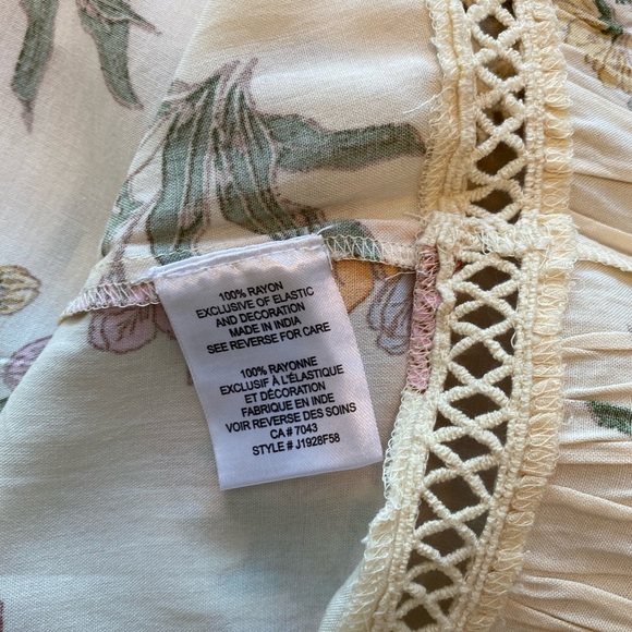 NWT Patrons of Peace Cream Dress - Picture 5 of 5